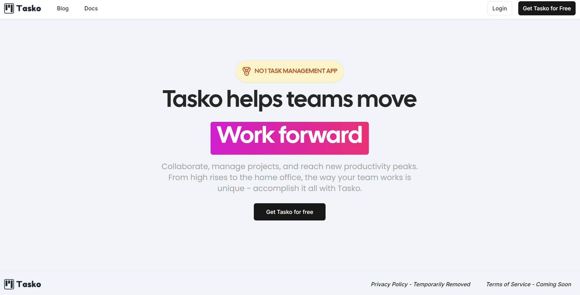 Tasko Home Page